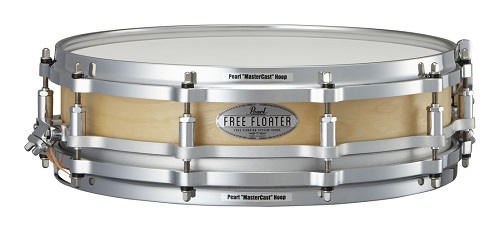 Pearl 14 x 3.5 free floating brass piccolo snare drum